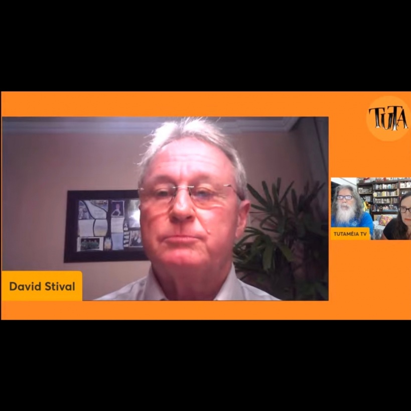 David Stival na live do Tutaméia de 07/04/2022