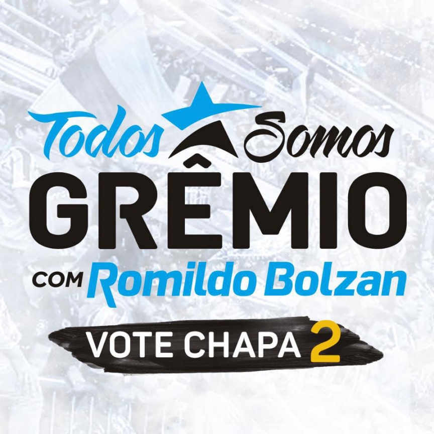Confira a nominata oficial da Chapa Todos Somos Grêmio