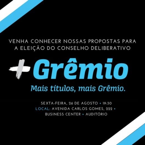 Chapa +Grêmio tem lançamento oficial nesta sexta-feira
